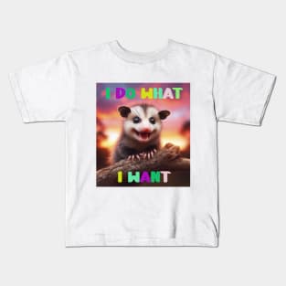 Joyful Opossum Kids T-Shirt